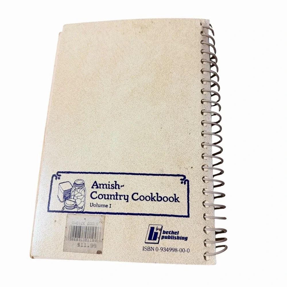 Amish Country Cookbook Vol 1 1979 Revised Spiral Cookbook Das Dutchman Essenhaus